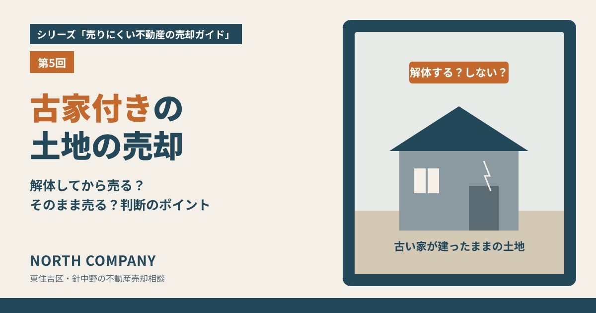 古家付きの土地の売却